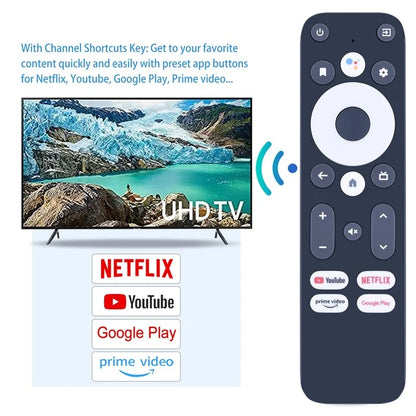 For Mecool KM2 Plus TV Set-Top Box Ergonomic Remote Controller with Voice Function