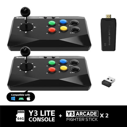 DATA FROG Home Wireless Game Stick with 2 Joystick Game Controller Rocker Gamepad