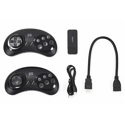 DATA FROG Y2 SG HD TV Video Gaming Controller Game Stick with Double Wireless Gamepad, 1G Memory Card / 900 Games