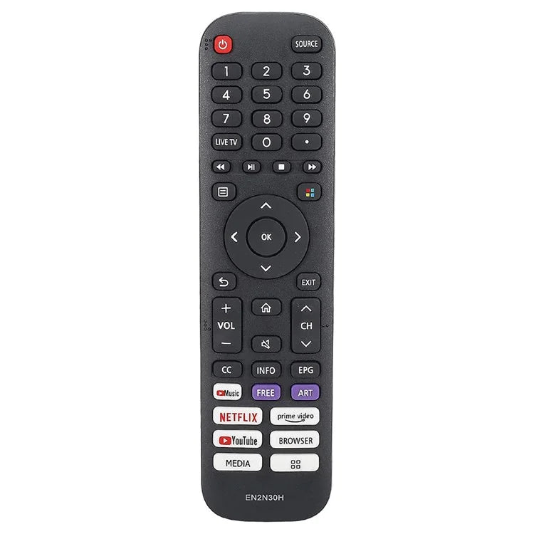 EN2N30H ABS Plastic Remote for Hisense Television Replacement Remote Control