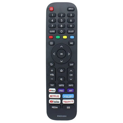EN2G30H For Hisense TV Remote Control Ergonomic ABS Replacement Controller