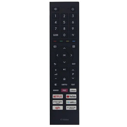 CT-95044 For Toshiba Television Remote Control Ergonomic TV Controller
