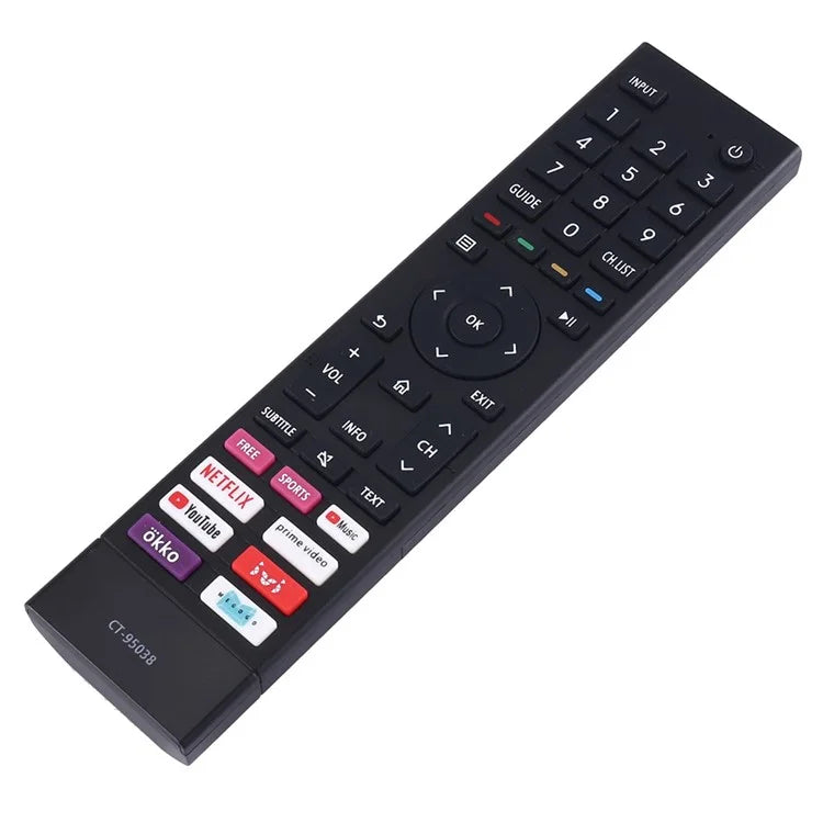 CT-95038 For TOSHIBA Television Plastic Replacement Remote Control