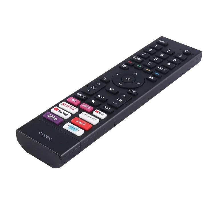 CT-95038 For TOSHIBA Television Plastic Replacement Remote Control