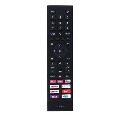 CT-95038 For TOSHIBA Television Plastic Replacement Remote Control