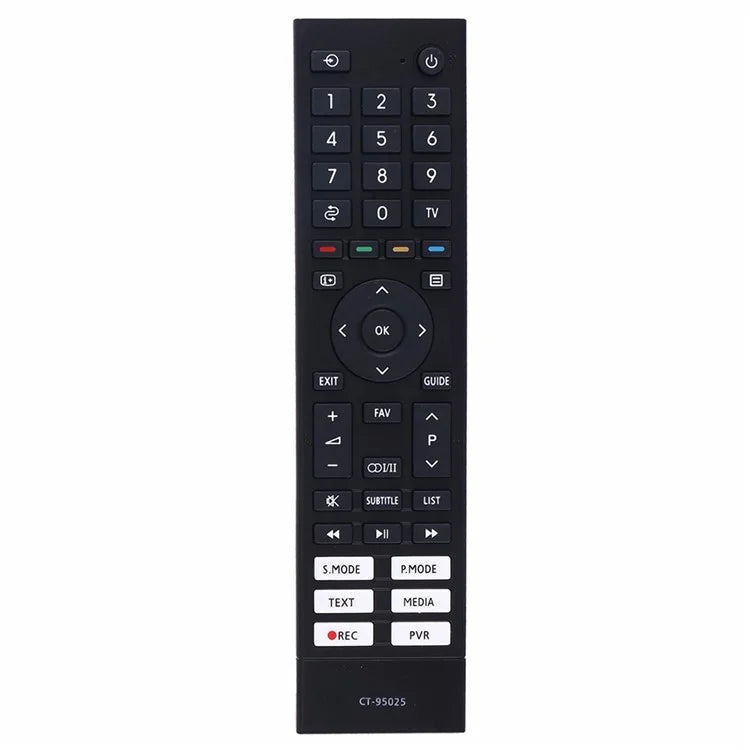 CT-95025 For TOSHIBA TV Replacement Remote Control ABS Plastic Television Remote