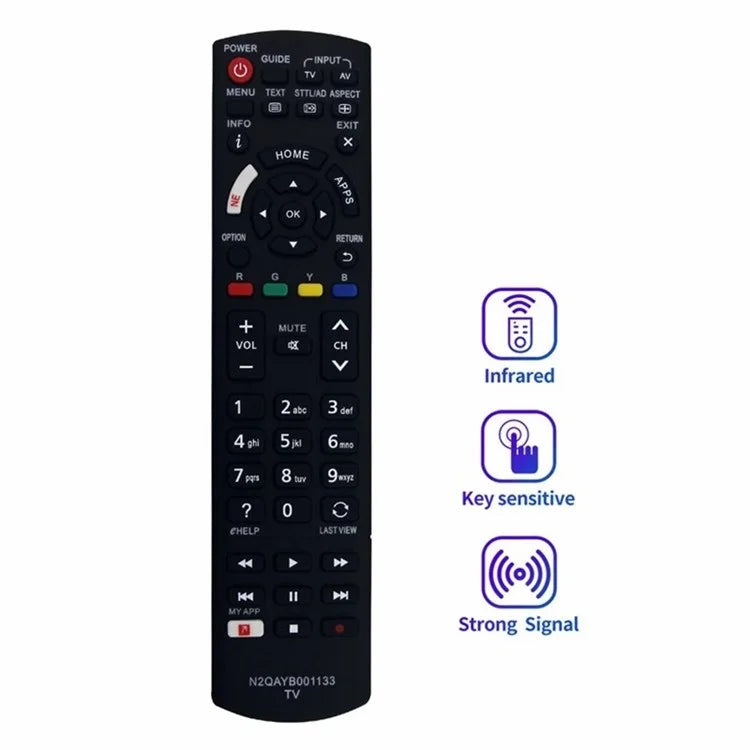 N2QAYB0001133 TV Controller for Panasonic Television Replacement Remote Control
