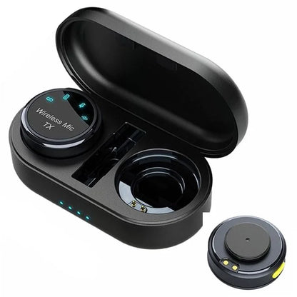 S3 1 Pair 2.4G Wireless Clip-On Microphone with 1 Type-C Receiver for Outdoor Live Broadcasting