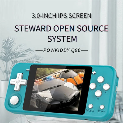 POWKIDDY Q90 Mini Size Retro Video Game Console - 64G
