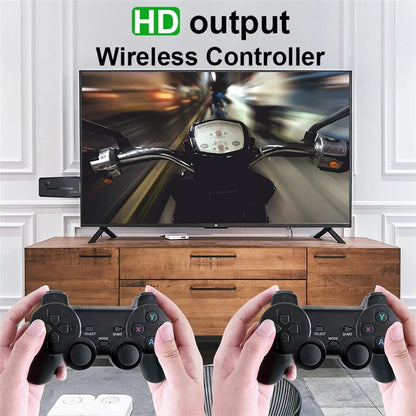 DATA FROG Y3 Lite Game Stick HD TV Gaming Console with 2 Wireless Gamepad, 64G Memory Card / 20000 Games
