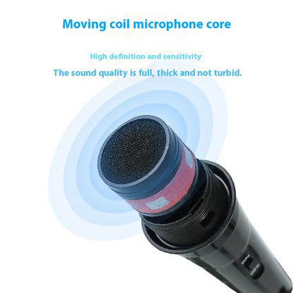 MB-102 High Sensitivity Dynamic Cardioid Microphone Wired Handheld Mic for Speech Karaoke