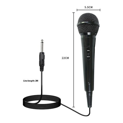 MB-102 High Sensitivity Dynamic Cardioid Microphone Wired Handheld Mic for Speech Karaoke