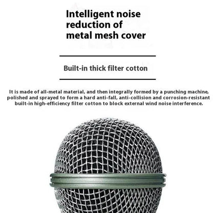 MB-106 Ergonomic Handheld Mic Plug and Play Wired Microphone with 3m Cable