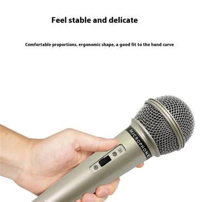 MB-106 Ergonomic Handheld Mic Plug and Play Wired Microphone with 3m Cable
