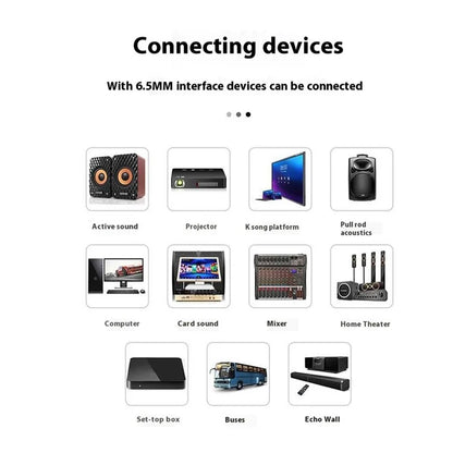 MB-106 Ergonomic Handheld Mic Plug and Play Wired Microphone with 3m Cable