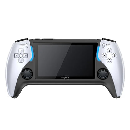 PROJECT X Handheld Retro Game Console 4.3-inch IPS Screen Supports Dual Player Combat with Dual Controllers