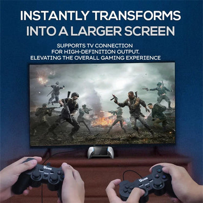 PROJECT X Handheld Retro Game Console 4.3-inch IPS Screen Supports Dual Player Combat with Dual Controllers