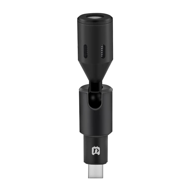 PULUZ PU616B Type-C Wireless Lavalier Microphone Clip-On Omni Lapel Mic for Android Phone Interview  /  Live Stream