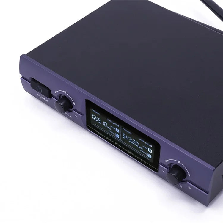 SV-322 VHF Wireless Microphone System Dual Handheld Dynamic Transmitter Mics Set for Karaoke, DJ Party