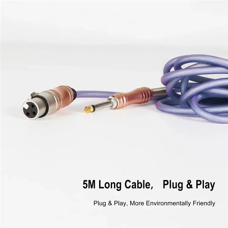 SF-9000 Professional High Fidelity Cardioid Dynamic Microphone Handheld Mic with 5m Cable