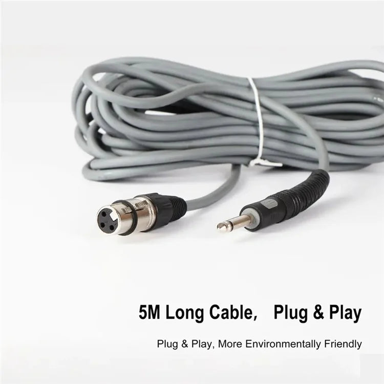 GL-6.0S Dynamic Wired Microphone Plug and Play Unidirectional Mic for Stage Performance KTV