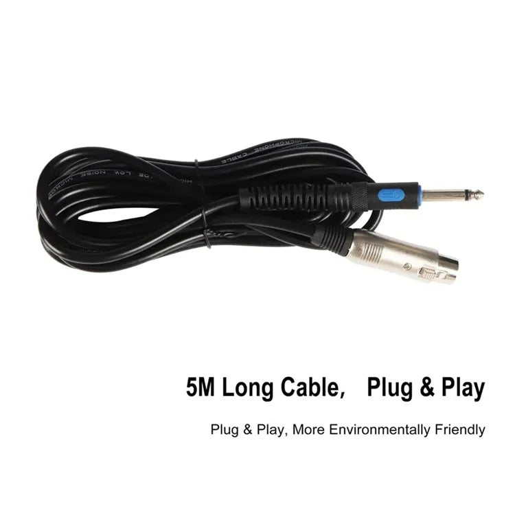 GL-8.0S Wired Microphone Cardioid Dynamic Handheld Mic for Stage Performance KTV