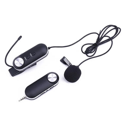 T-3II Computer Camera Cell Phone Recording Mic Wireless Lavalier Microphone for Recording Interview