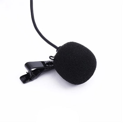 T-3II Computer Camera Cell Phone Recording Mic Wireless Lavalier Microphone for Recording Interview