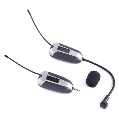 TX-01 Wireless Microphone System Headset Mic Voice Amplifier Speaker for Teacher, Tour Guide
