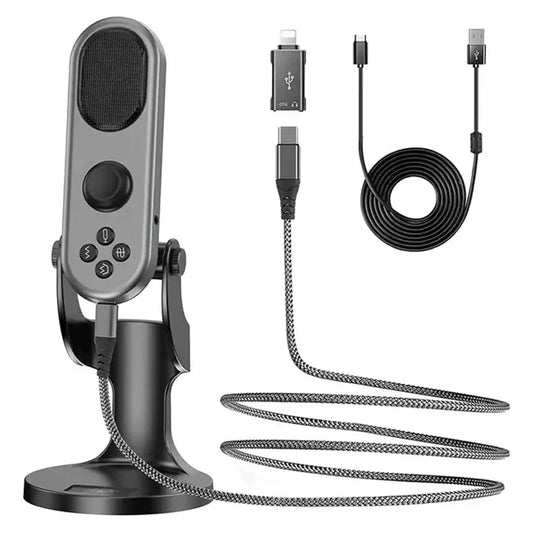 JMARY MC-PW7 Noise Canceling USB Recording Studio Desktop Cardioid Microphone