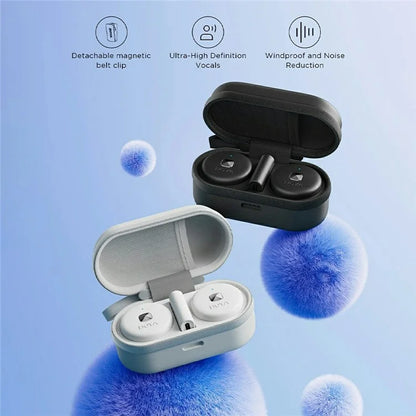 BOYA Omic-U 2 Transmitter + 1 USB-C Receiver, Button Shape Wireless Lavalier Microphone