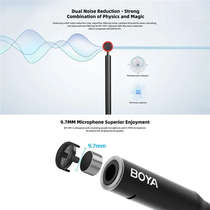 BOYA BY-CM1 USB Microphone with Mute Button Computer Microphone for Mac / Windows