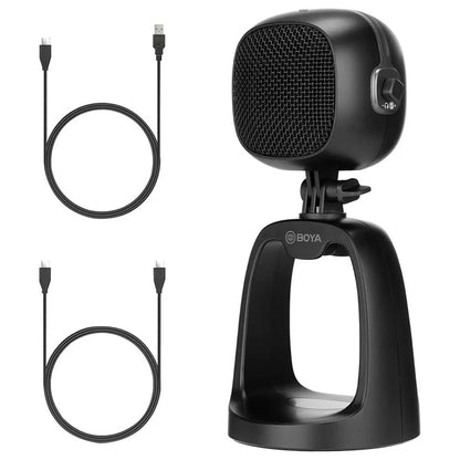 BOYA BY-CM6 USB Desktop Microphone Gain Control Cardioid Mic for PS4 / PS5 / Computer