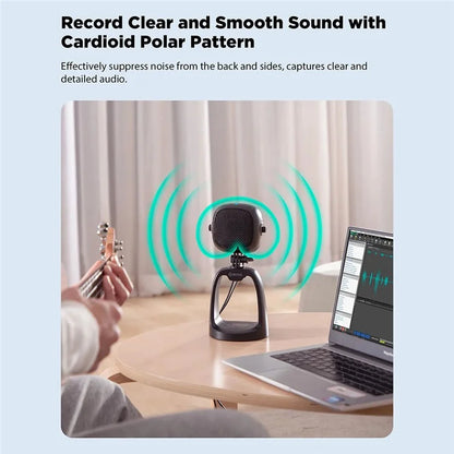 BOYA BY-CM6 USB Desktop Microphone Gain Control Cardioid Mic for PS4 / PS5 / Computer