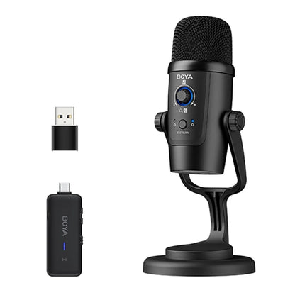 BOYA BY-PM500W Game Conference USB Wired / Wireless Condenser Microphone for Computer Laptop