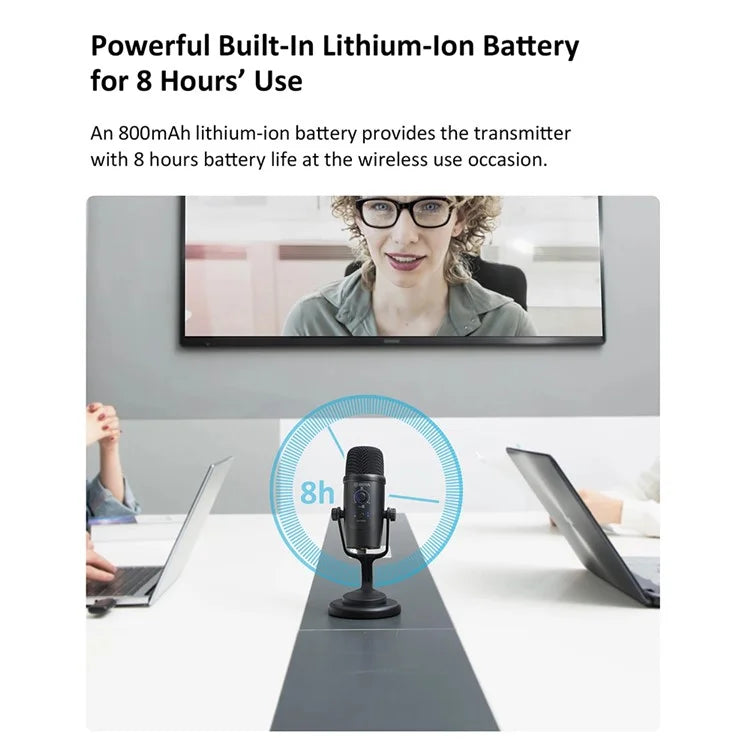 BOYA BY-PM500W Game Conference USB Wired / Wireless Condenser Microphone for Computer Laptop