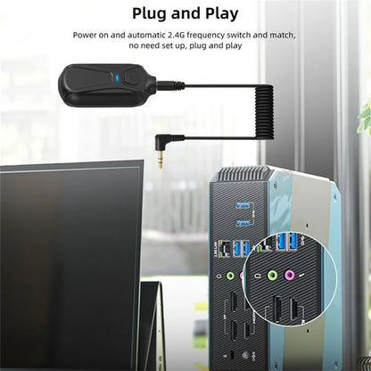 YANMAI EM1 2.4G Wireless Headband Microphone Sound Amplifier (1 Transmitter+1 Receiver)