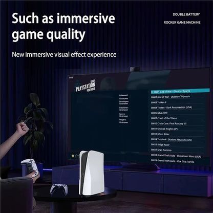 Q10 Wireless Retro Game Console 128G Plug and Play Video Game Console with 2.4G Wireless Controllers