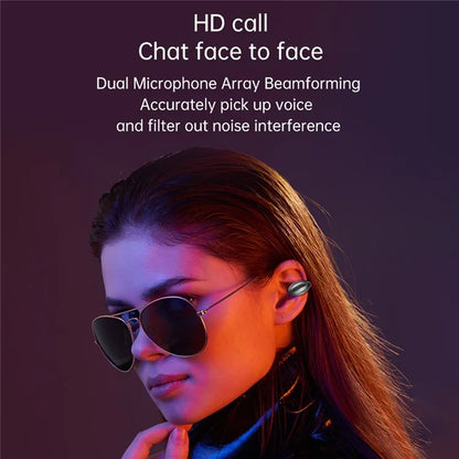 M7 Bone Conduction Bluetooth Headset Wireless Headphone Touch Control Ear Clip Earphone