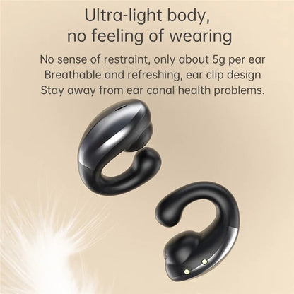 M7 Bone Conduction Bluetooth Headset Wireless Headphone Touch Control Ear Clip Earphone