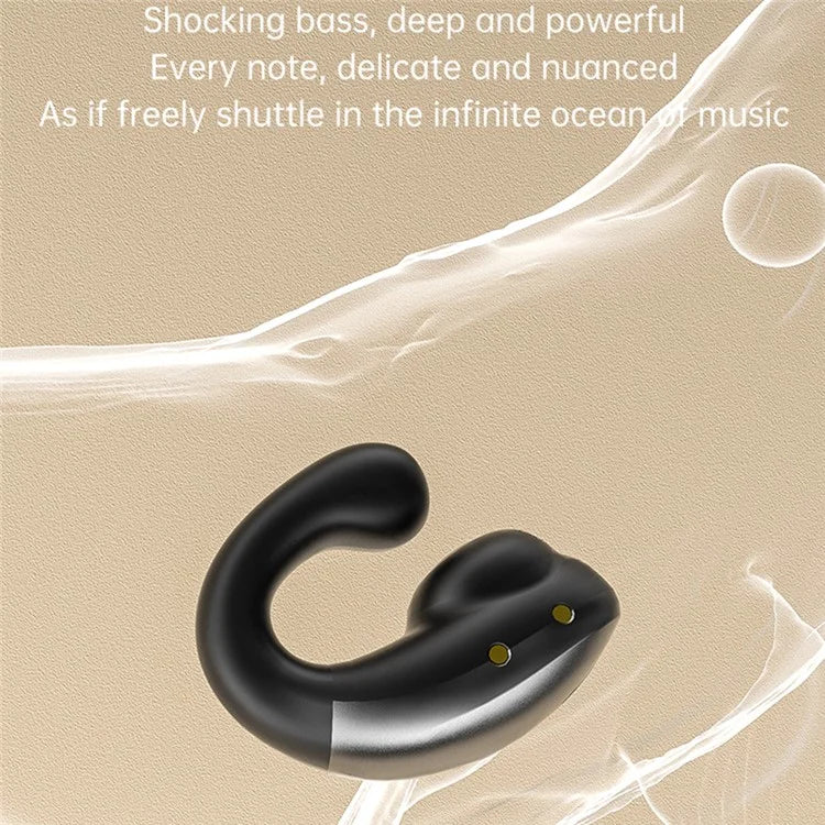 M7 Bone Conduction Bluetooth Headset Wireless Headphone Touch Control Ear Clip Earphone