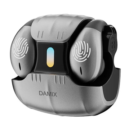 DAMIX AS-01 Bluetooth 5.5 Headphones Fingerprint Touch Clip-On Wireless Earphones