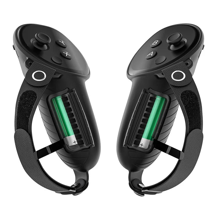 AMVR Q3HS2 For Meta Quest 3 Controller 1 Pair Silicone Cover Adjustable Hand Strap Protective Sleeve