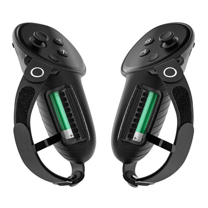 AMVR Q3HS2 For Meta Quest 3 Controller 1 Pair Silicone Cover Adjustable Hand Strap Protective Sleeve