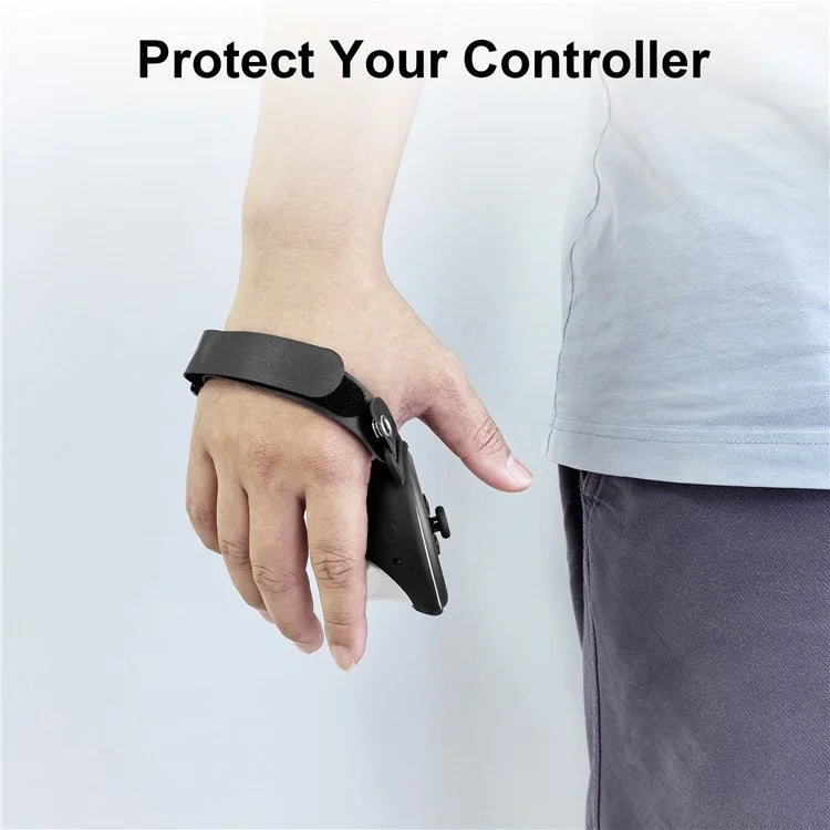 AMVR Q3HS2 For Meta Quest 3 Controller 1 Pair Silicone Cover Adjustable Hand Strap Protective Sleeve