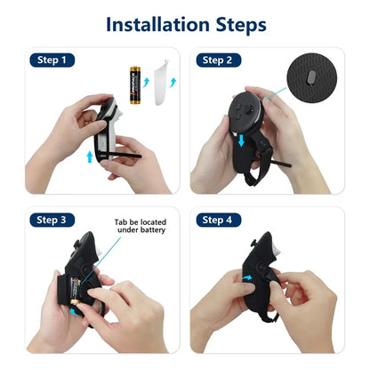 AMVR For Meta Quest 3 Upgraded Controller Grips Silicone Cover with Battery Opening