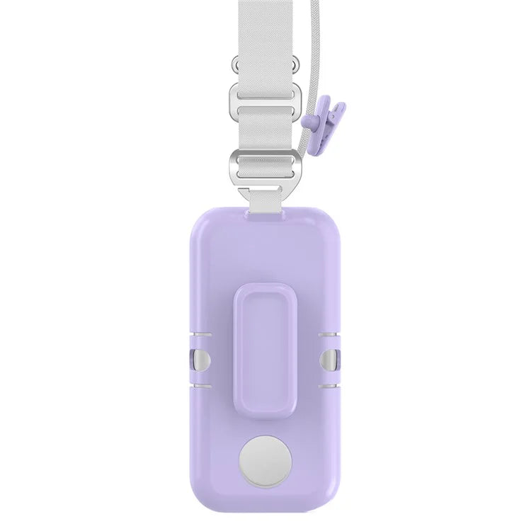 CP17 For Apple Vision Pro Battery Cover Power Bank Protective Case with Back Clip and Crossbody Strap