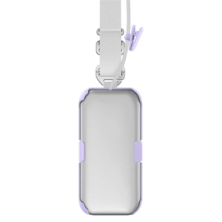 CP17 For Apple Vision Pro Battery Cover Power Bank Protective Case with Back Clip and Crossbody Strap