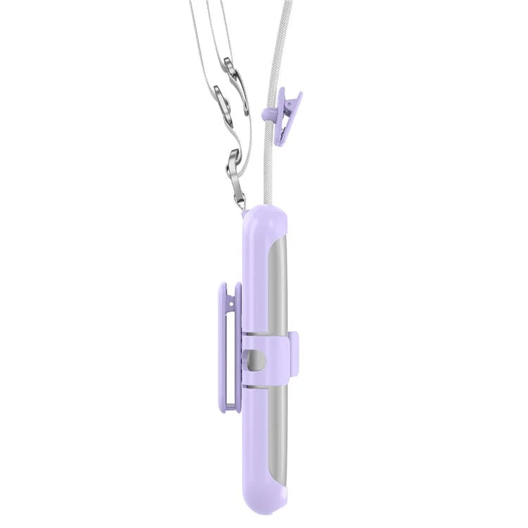 CP17 For Apple Vision Pro Battery Cover Power Bank Protective Case with Back Clip and Crossbody Strap