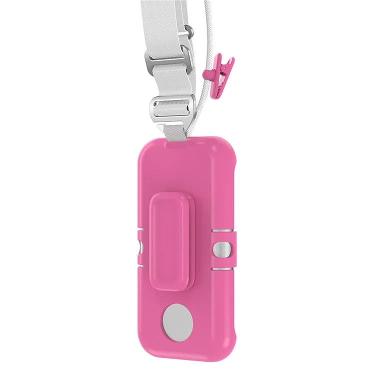 CP17 For Apple Vision Pro Battery Cover Power Bank Protective Case with Back Clip and Crossbody Strap